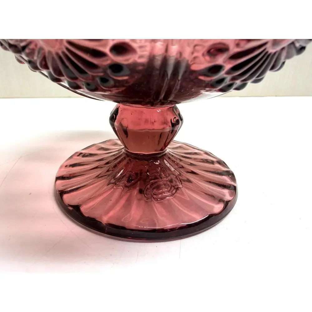 The Pioneer Woman Adeline Plum Purple Glass Footed Dessert Sherbet Cup